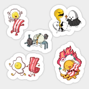 Funny Egg and Bacon Sticker